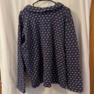 Orvis Floral Pullover; XL
